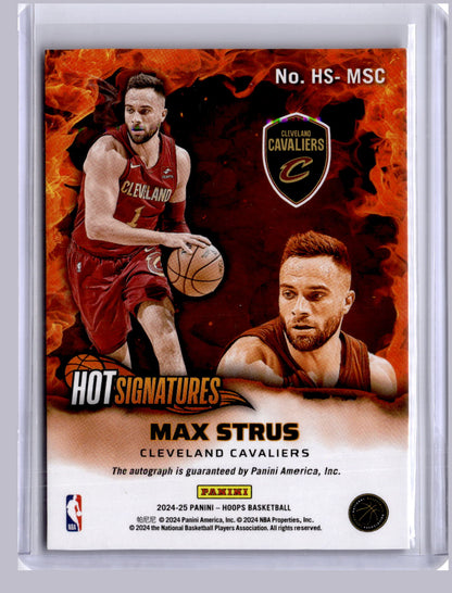 Max Strus 2024-25 Panini Hoops Hot Signatures Auto
