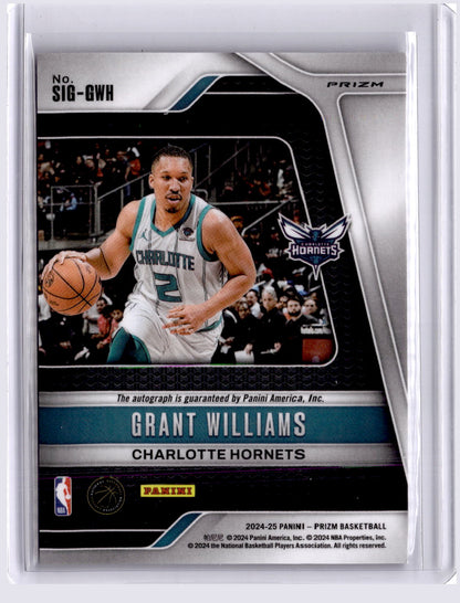 Grant Williams 2024-25 Panini Prizm Signatures Silver