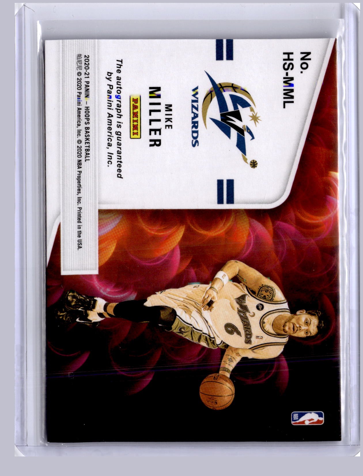 Mike Miller 2020-21 Panini Hoops Hot Signatures Red 7/25