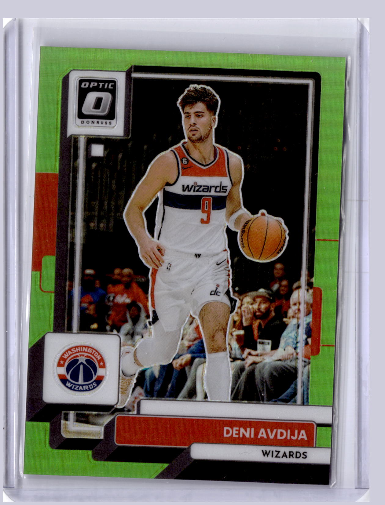 Deni Avdija 2022-23 Panini Donruss Optic Lime Green 117/149