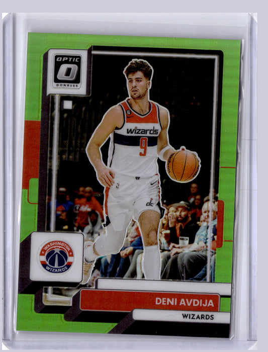 Deni Avdija 2022-23 Panini Donruss Optic Lime Green 117/149