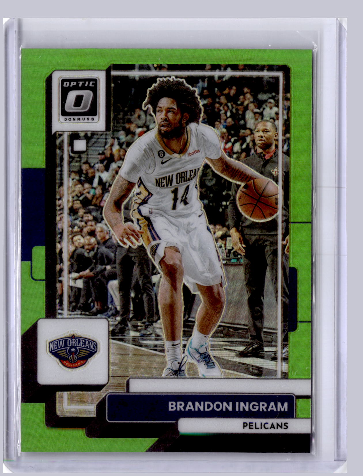 Brandon Ingram 2022-23 Panini Donruss Optic Lime Green 122/149