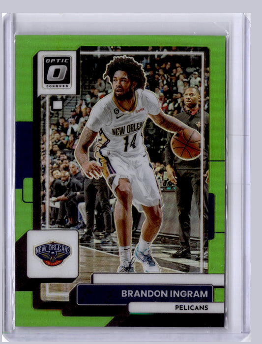 Brandon Ingram 2022-23 Panini Donruss Optic Lime Green 122/149
