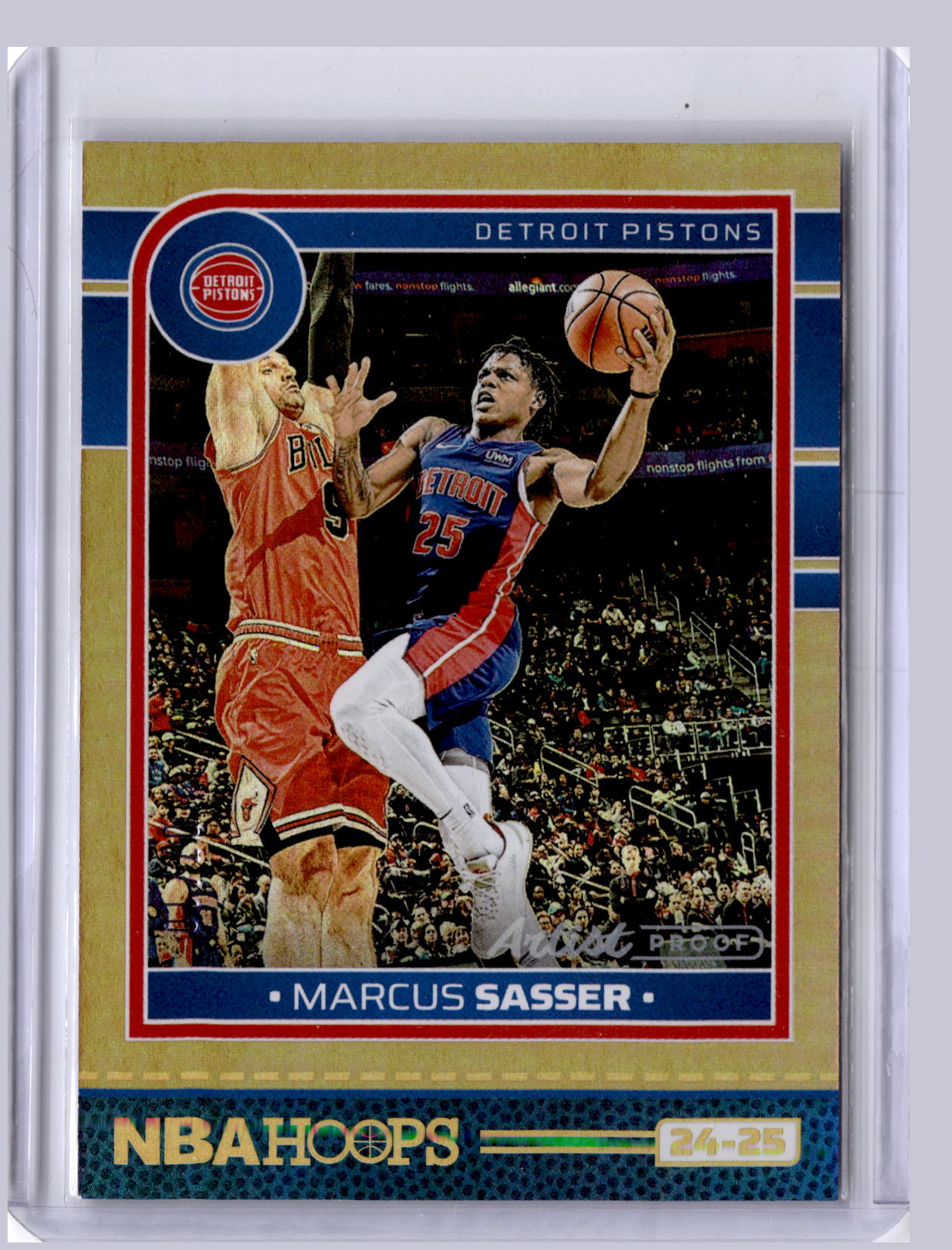 Marcus Sasser 2024-25 Panini Hoops Gold Artist Proof 7/10