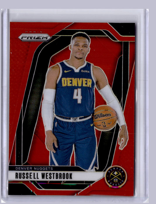 Russell Westbrook 2024-25 Panini Prizm Red 108/299