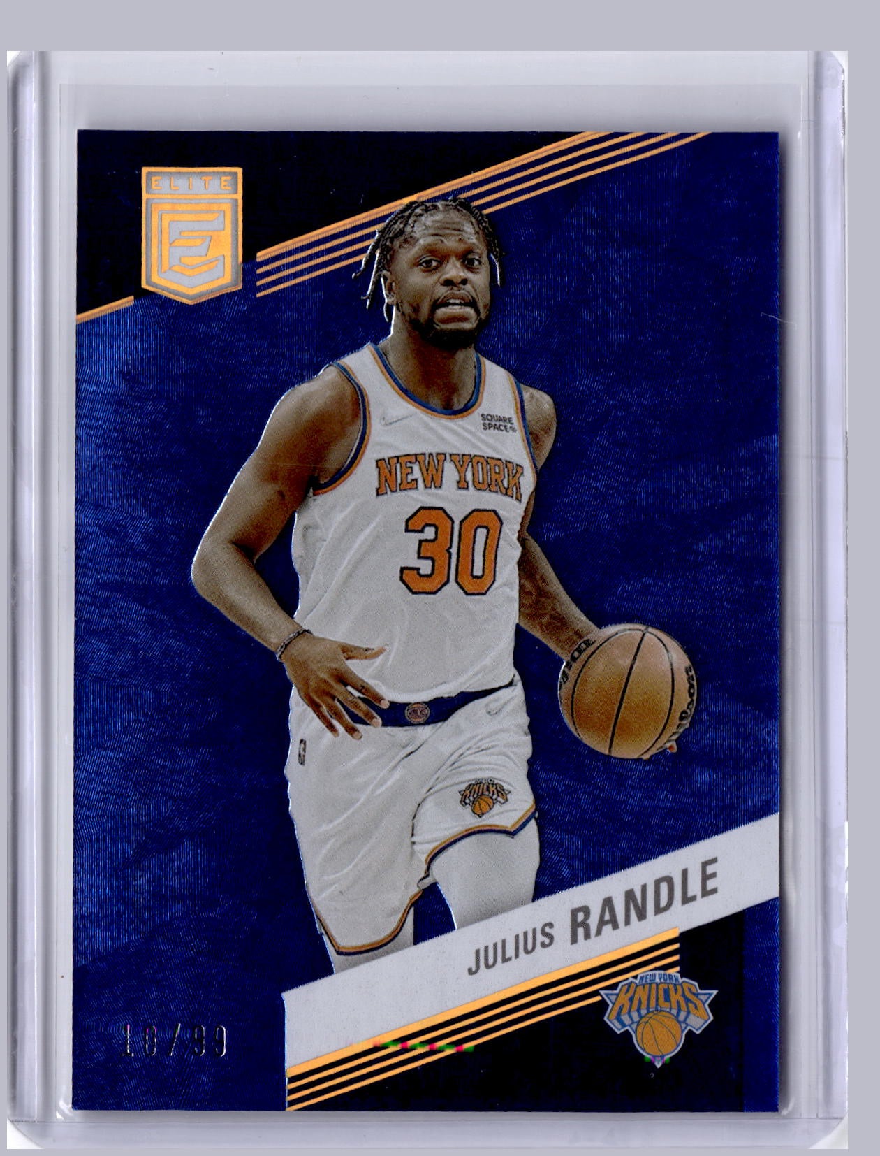 Julius Randle 2022-23 Panini Donruss Elite Blue 10/99