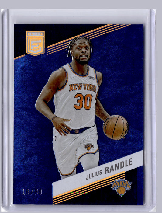 Julius Randle 2022-23 Panini Donruss Elite Blue 10/99