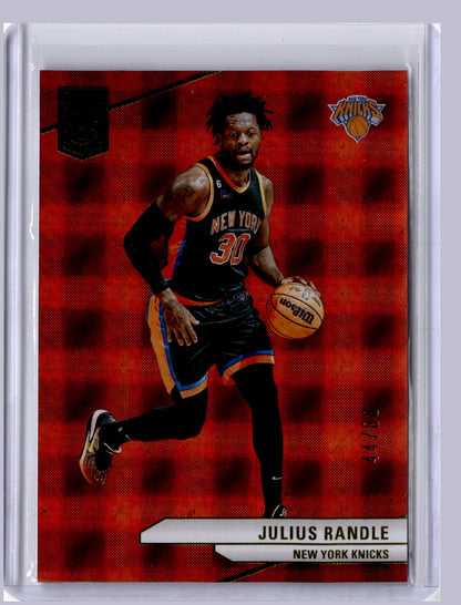 Julius Randle 2023-24 Panini Donruss Elite Hyper Red International 44/88
