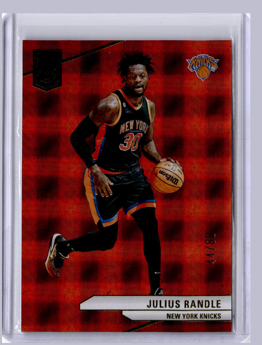Julius Randle 2023-24 Panini Donruss Elite Hyper Red International 44/88