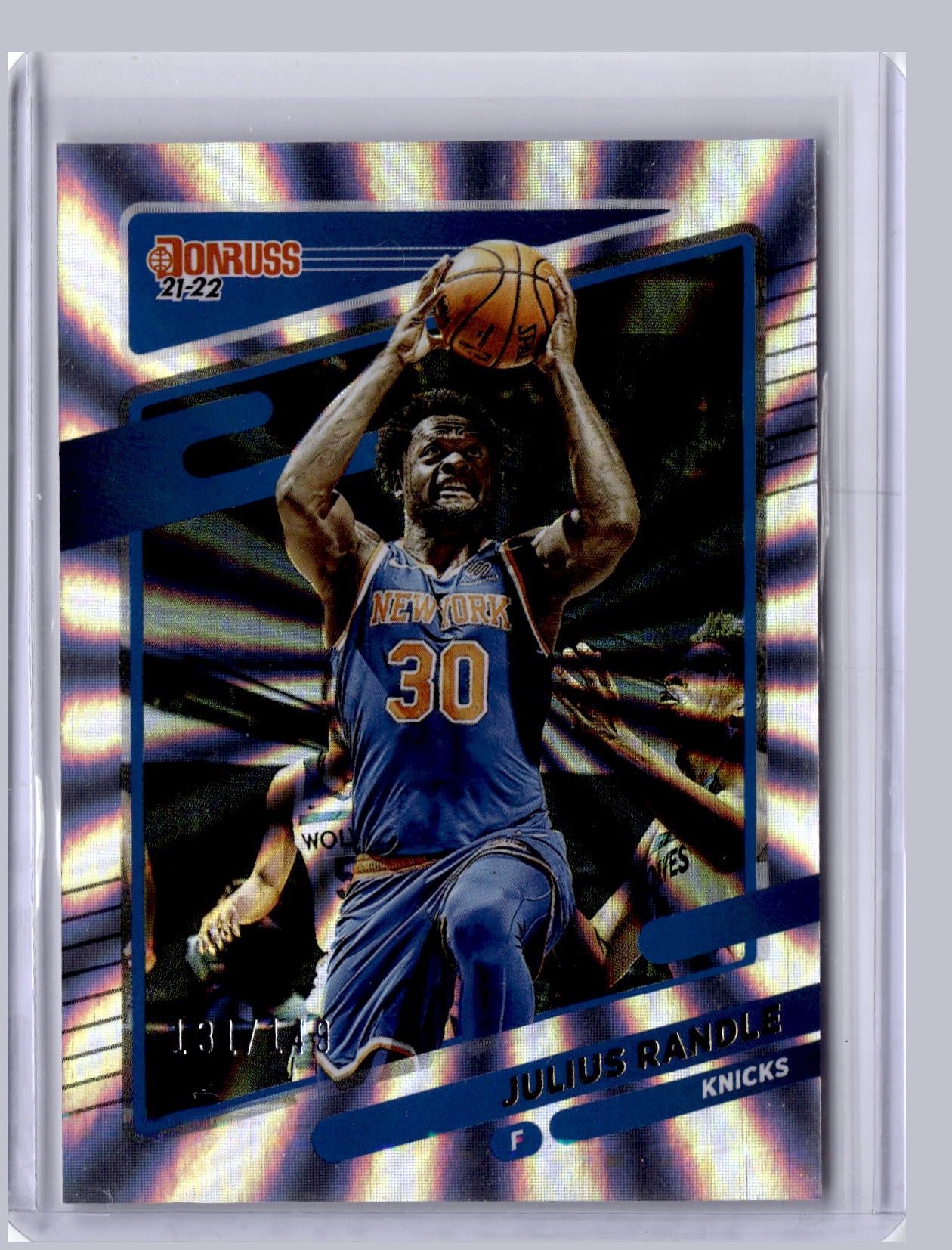 Julius Randle 2021-22 Panini Donruss Holo Laser 131/149