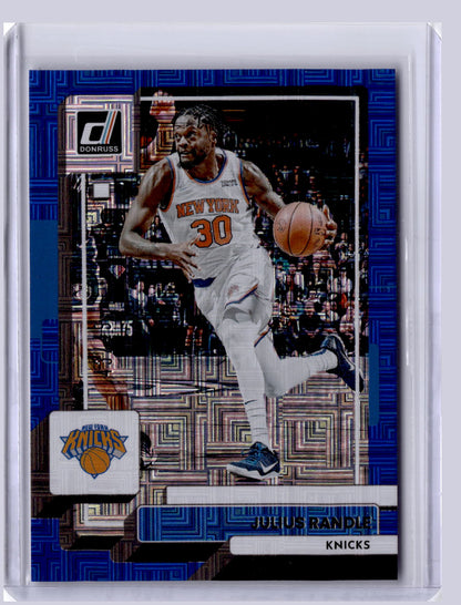 Julius Randle 2022-23 Panini Donruss Choice Blue 43/49