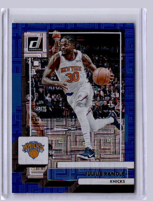 Julius Randle 2022-23 Panini Donruss Choice Blue 48/49