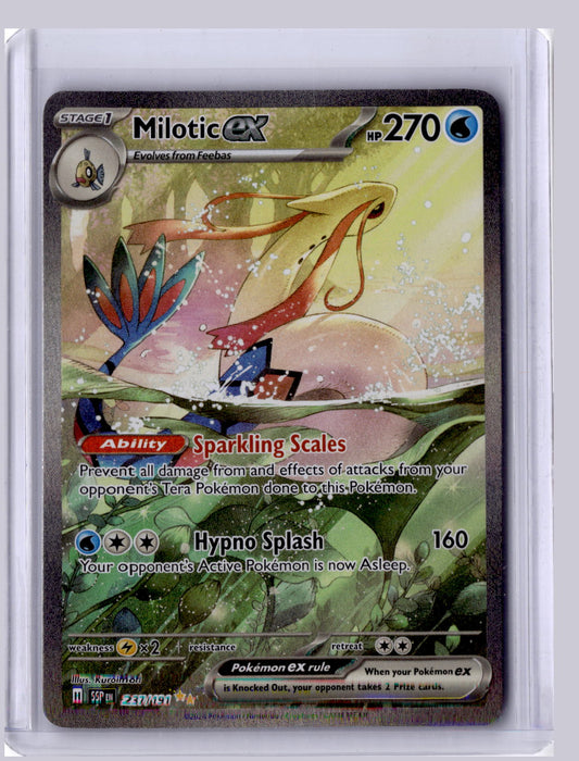 Milotic ex 2024 Pokemon Surging Sparks Special Illustration Rare 237/191