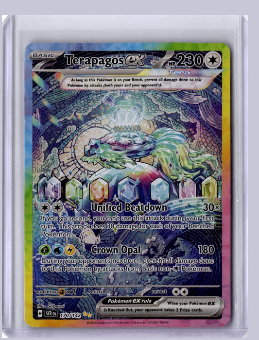 Terapagos ex 2024 Pokemon Stellar Crown Special Illustration Rare 170/142