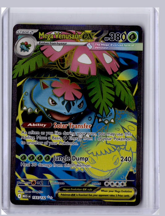 Mega Venusaur ex 2025 Pokemon Mega Evolution Ultra Rare 155/132