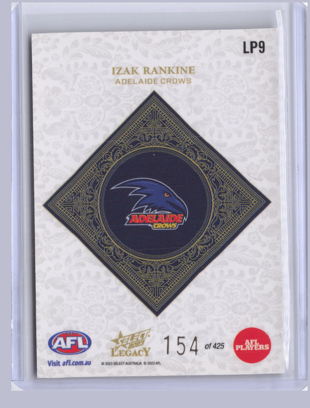 Izak Rankine 2023 Select Legacy Plus 154/425