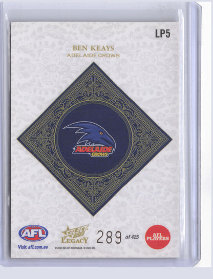 Ben Keays 2023 Select Legacy Plus 289/425