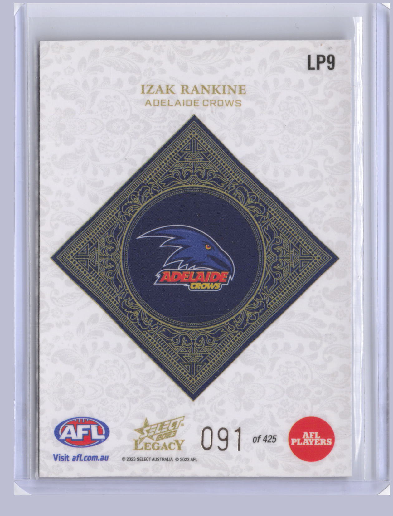 Izak Rankine 2023 Select Legacy Plus 91/425