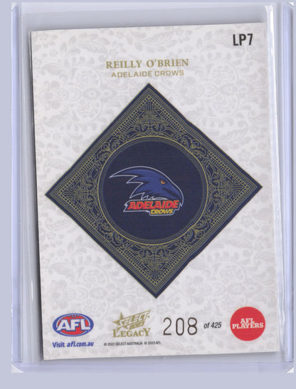 Reilly O'Brien 2023 Select Legacy Plus 208/425