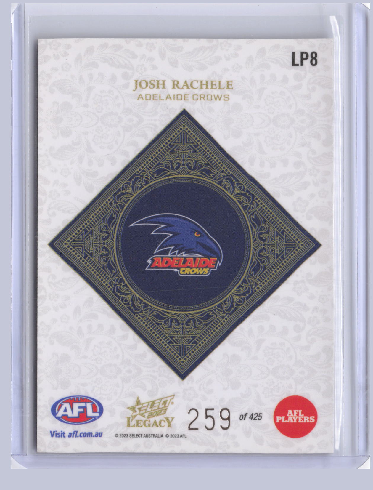 Josh Rachele 2023 Select Legacy Plus 259/425