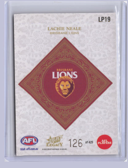 Lachie Neale 2023 Select Legacy Plus 126/425