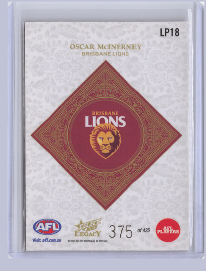 Oscar McInerney 2023 Select Legacy Plus 375/425