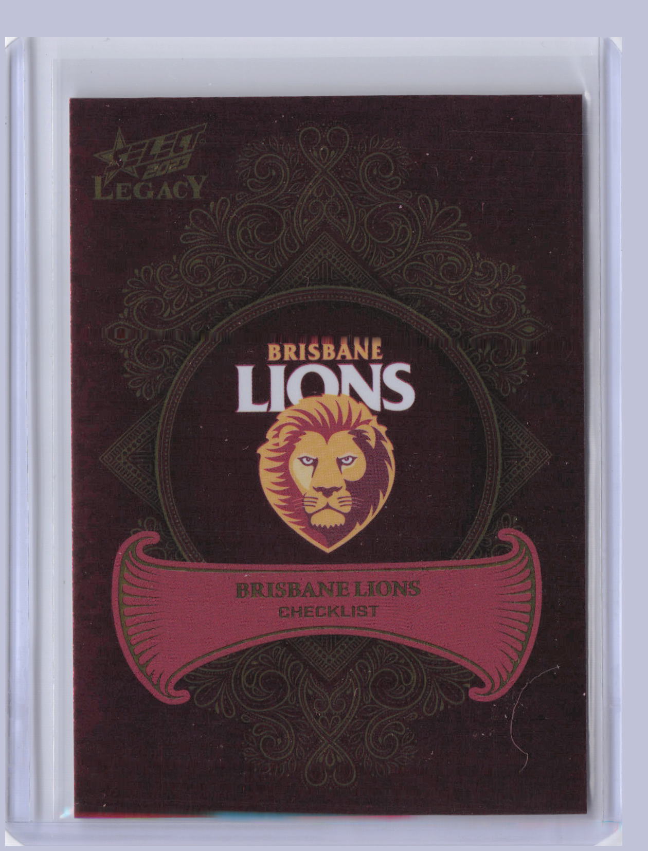Brisbane Lions Checklist 2023 Select Legacy Plus 380/425