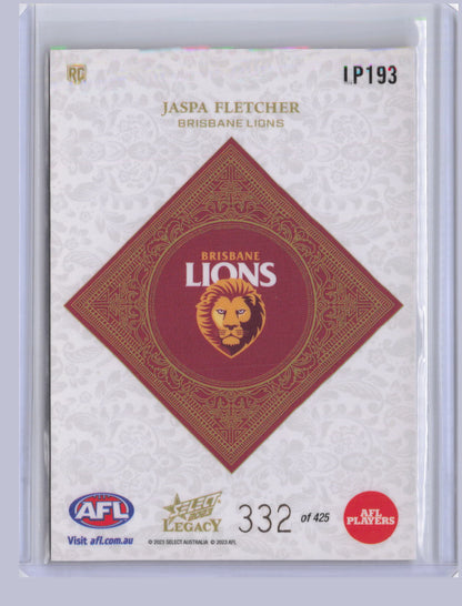 Jaspa Fletcher 2023 Select Legacy Plus RC 332/425