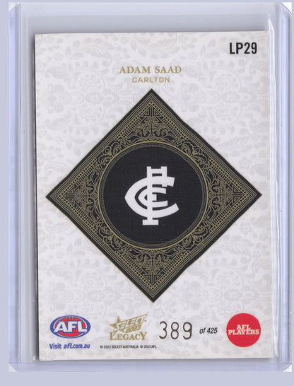 Adam Saad 2023 Select Legacy Plus 389/425