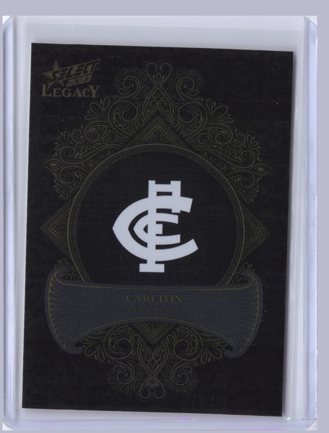 Carlton Checklist 2023 Select Legacy Plus 321/425
