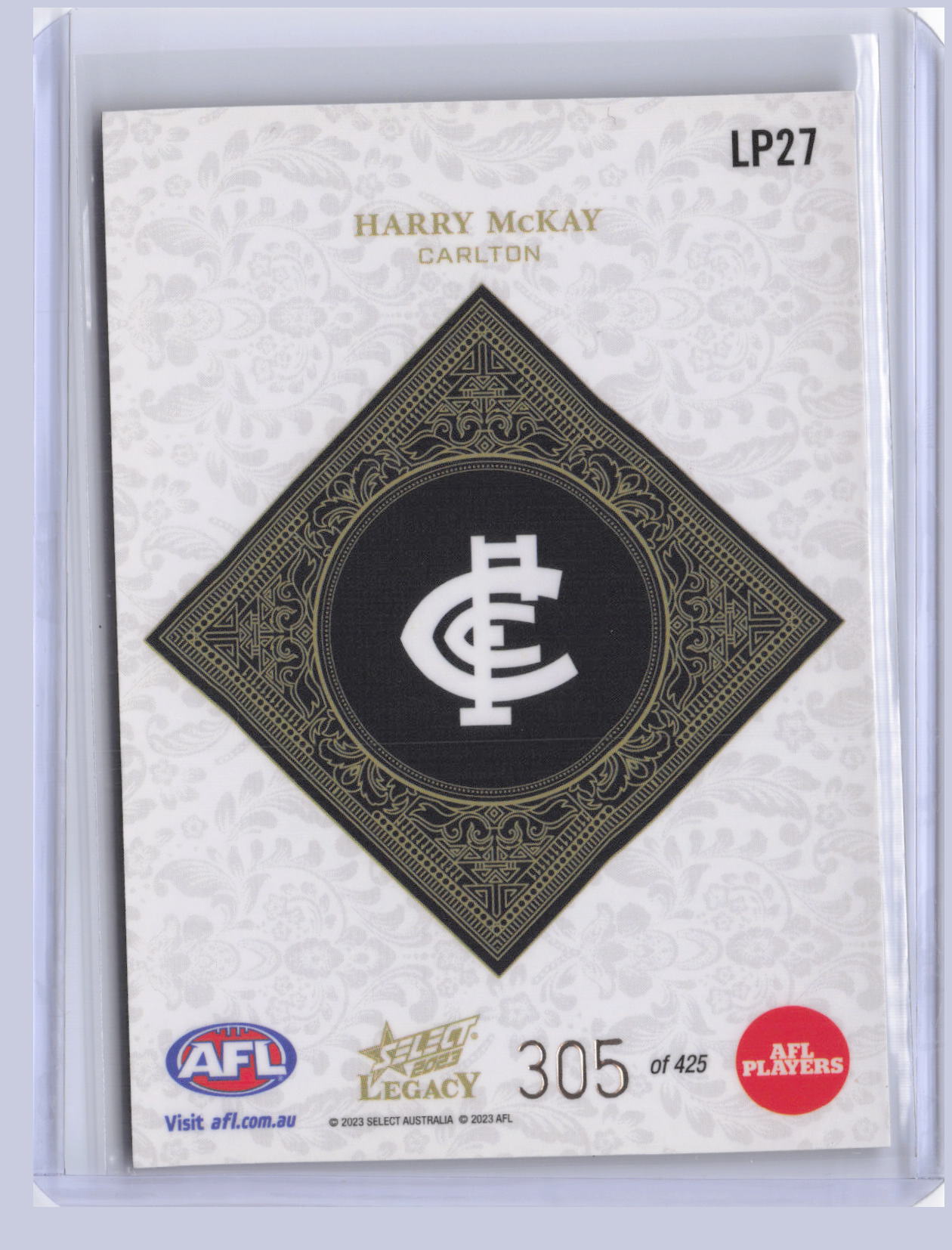 Harry McKay 2023 Select Legacy Plus 305/425