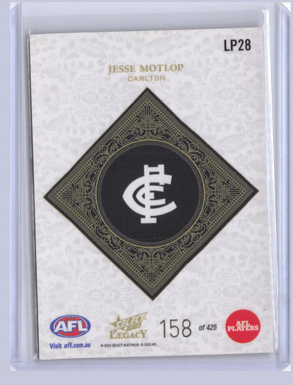 Jesse Motlop 2023 Select Legacy Plus 158/425