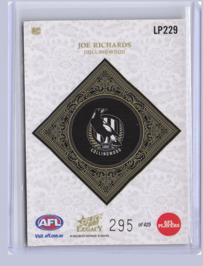 Joe Richards 2023 Select Legacy Plus RC 295/425
