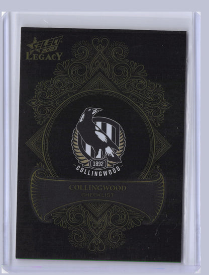 Collingwood Checklist 2023 Select Legacy Plus 235/425