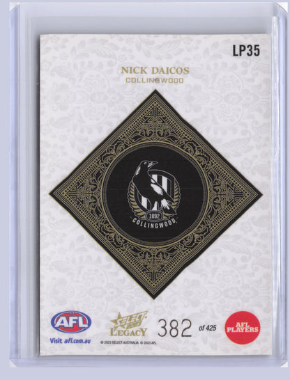 Nick Daicos 2023 Select Legacy Plus 382/425
