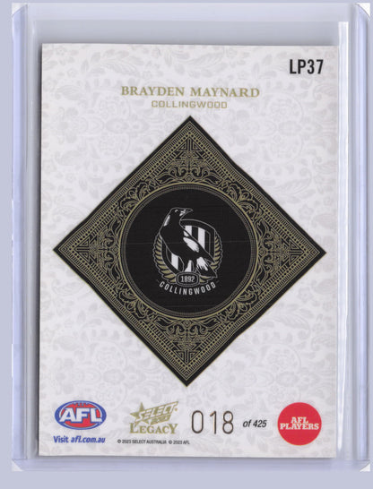 Brayden Maynard 2023 Select Legacy Plus 18/425