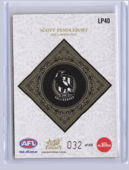 Scott Pendlebury 2023 Select Legacy Plus 32/425