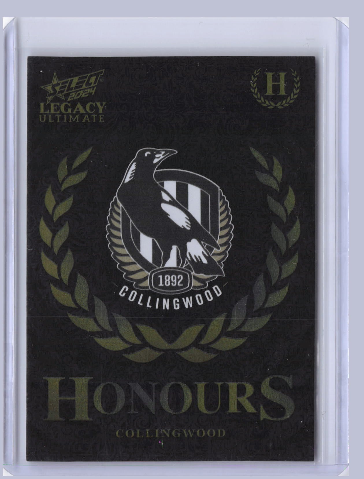 Collingwood Checklist 2024 Select Legacy Ultimate Honours 42/255