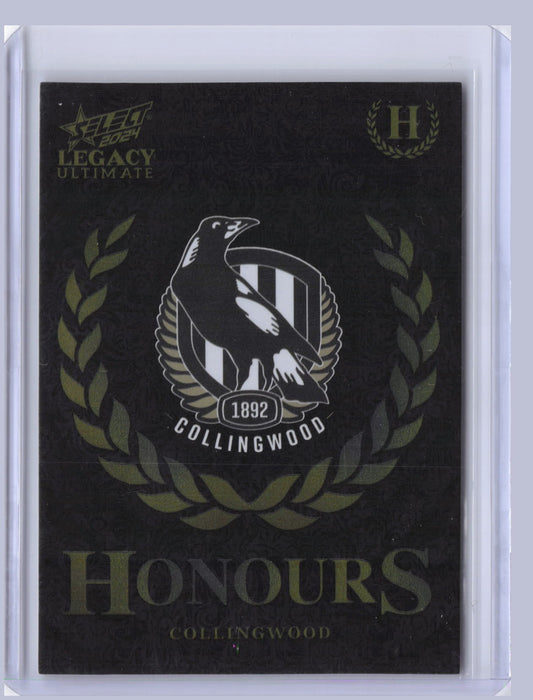 Collingwood Checklist 2024 Select Legacy Ultimate Honours 42/255