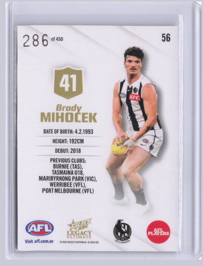 Brody Mihocek 2024 Select Legacy Ultimate 286/450