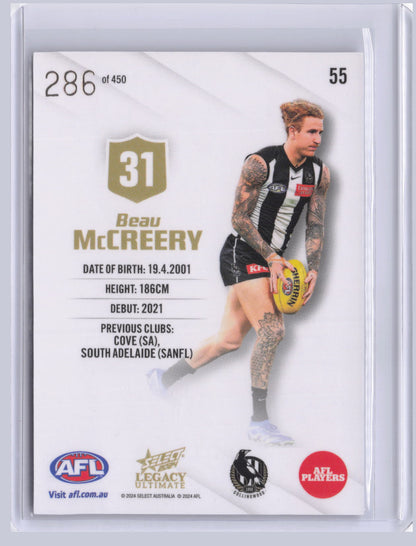 Beau McCreery 2024 Select Legacy Ultimate 286/450