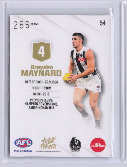 Brayden Maynard 2024 Select Legacy Ultimate 286/450