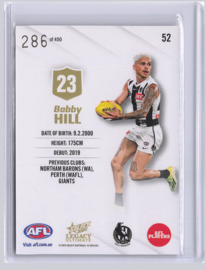 Bobby Hill 2024 Select Legacy Ultimate 286/450