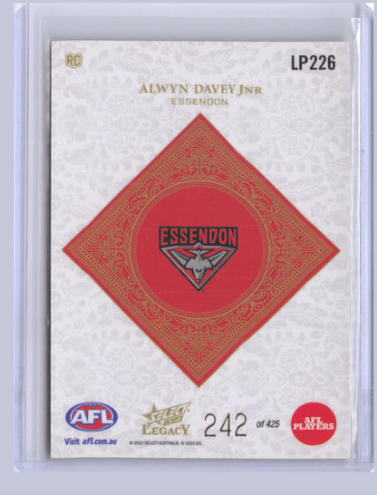 Alwyn Davey Jnr 2023 Select Legacy Plus RC 242/425