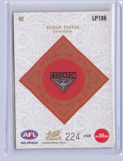 Elijah Tsatas 2023 Select Legacy Plus RC 224/425