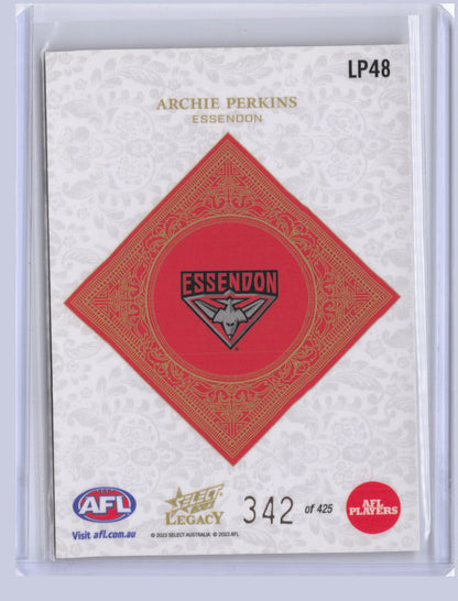 Archie Perkins 2023 Select Legacy Plus 342/425