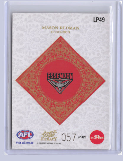 Mason Redman 2023 Select Legacy Plus 57/425