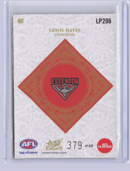 Lewis Hayes 2023 Select Legacy Plus RC 379/425