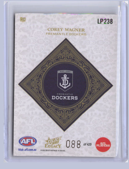 Corey Wagner 2023 Select Legacy Plus RC 88/425