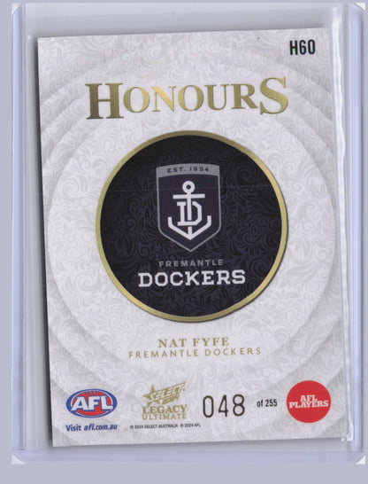 Nat Fyfe 2024 Select Legacy Ultimate Honours 48/255